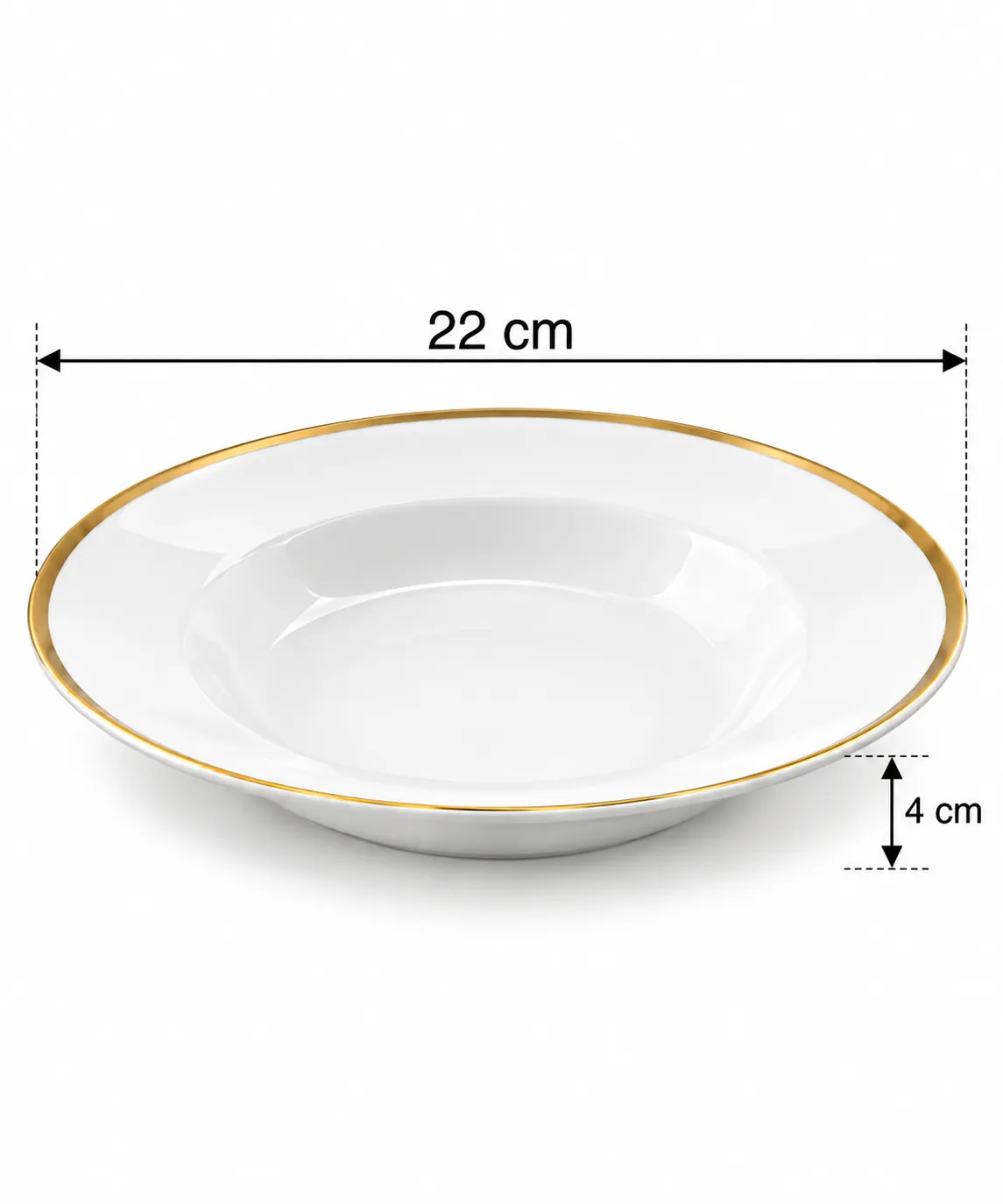Vajilla Blanca con filo - imagen 5