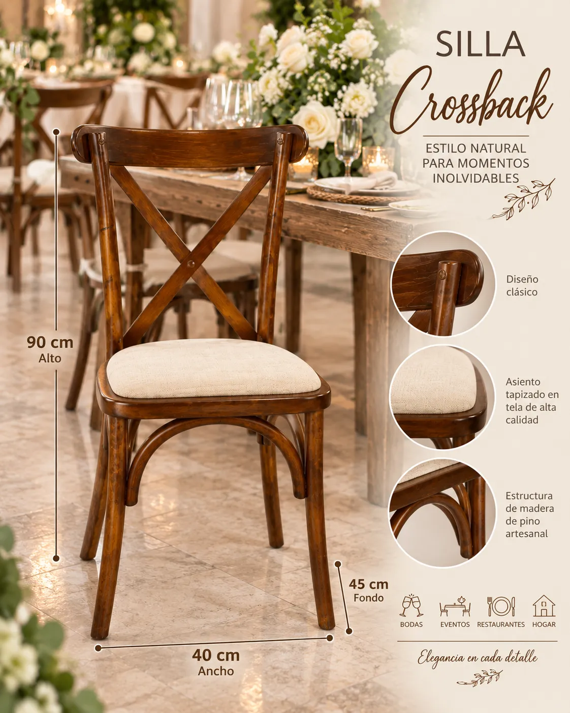SILLA CROSSBACK - imagen 2